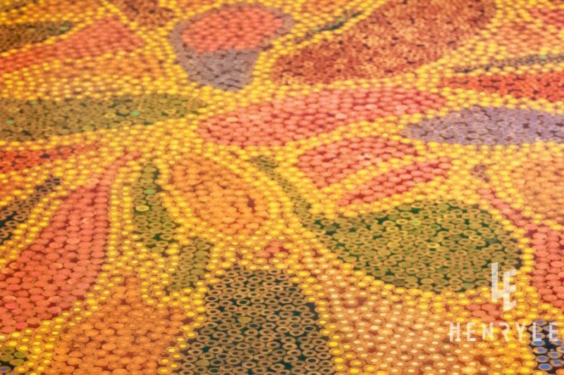 Lotus Pond Colored Pencil Coffee Table V 2