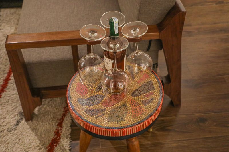 Lotus Pond XI Colored-pencil Coffee Table