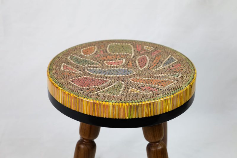 Lotus Pond XIV Colored-pencil Coffee Table