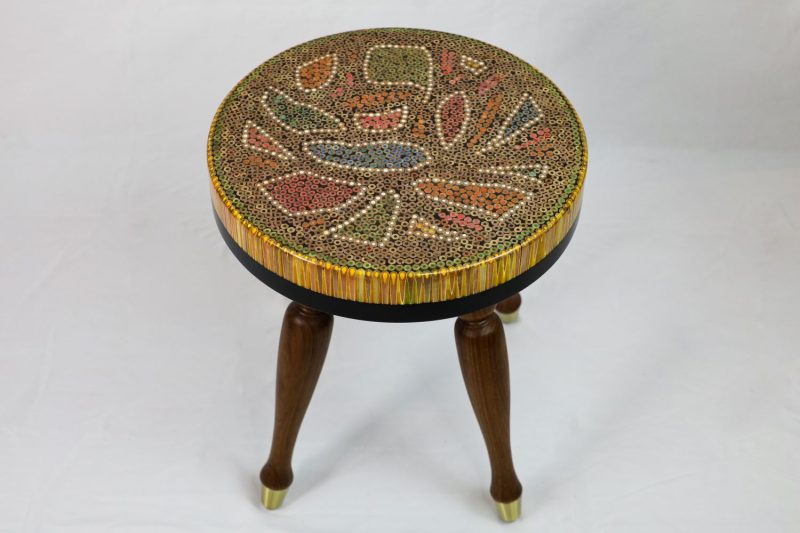 Lotus Pond XIV Colored-pencil Coffee Table