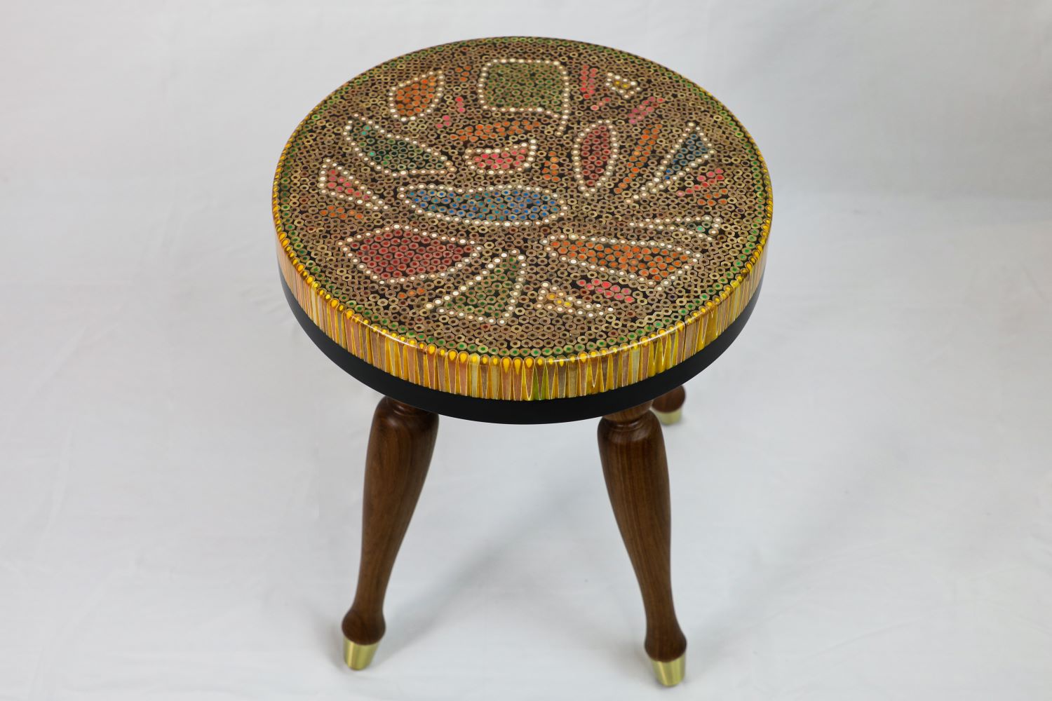 Lotus Pond XIV Colored-pencil Coffee Table