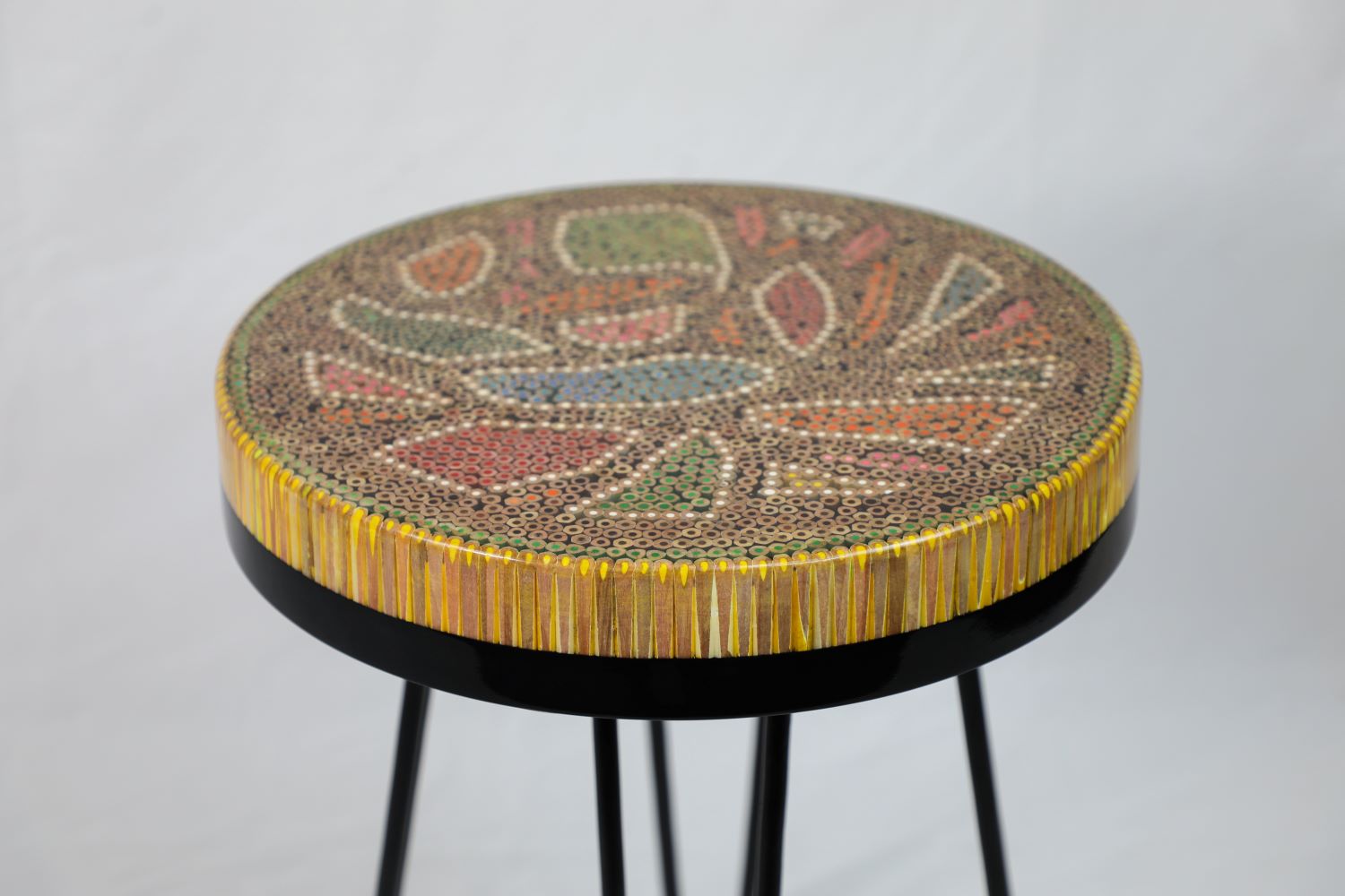 Lotus Pond XV Colored-pencil Coffee Table