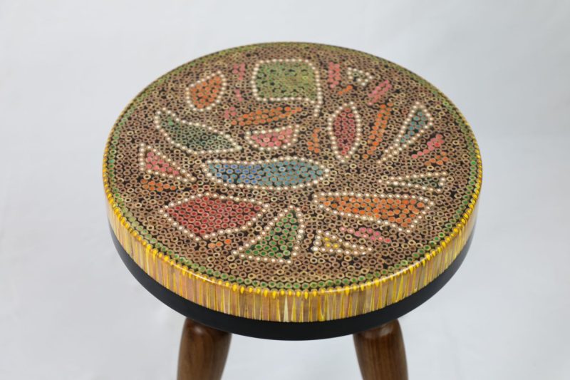 Lotus Pond XV Colored-pencil Coffee Table