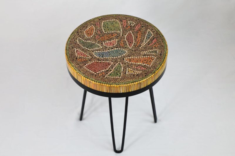 Lotus Pond XV Colored-pencil Coffee Table