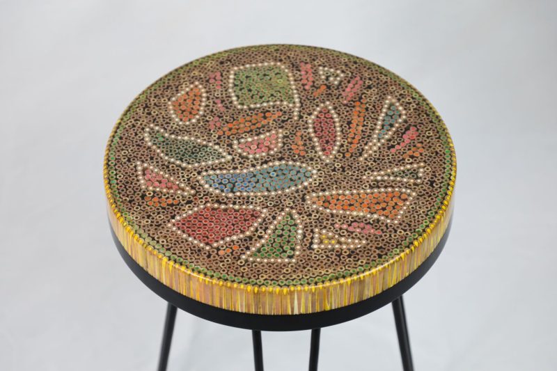 Lotus Pond XV Colored-pencil Coffee Table