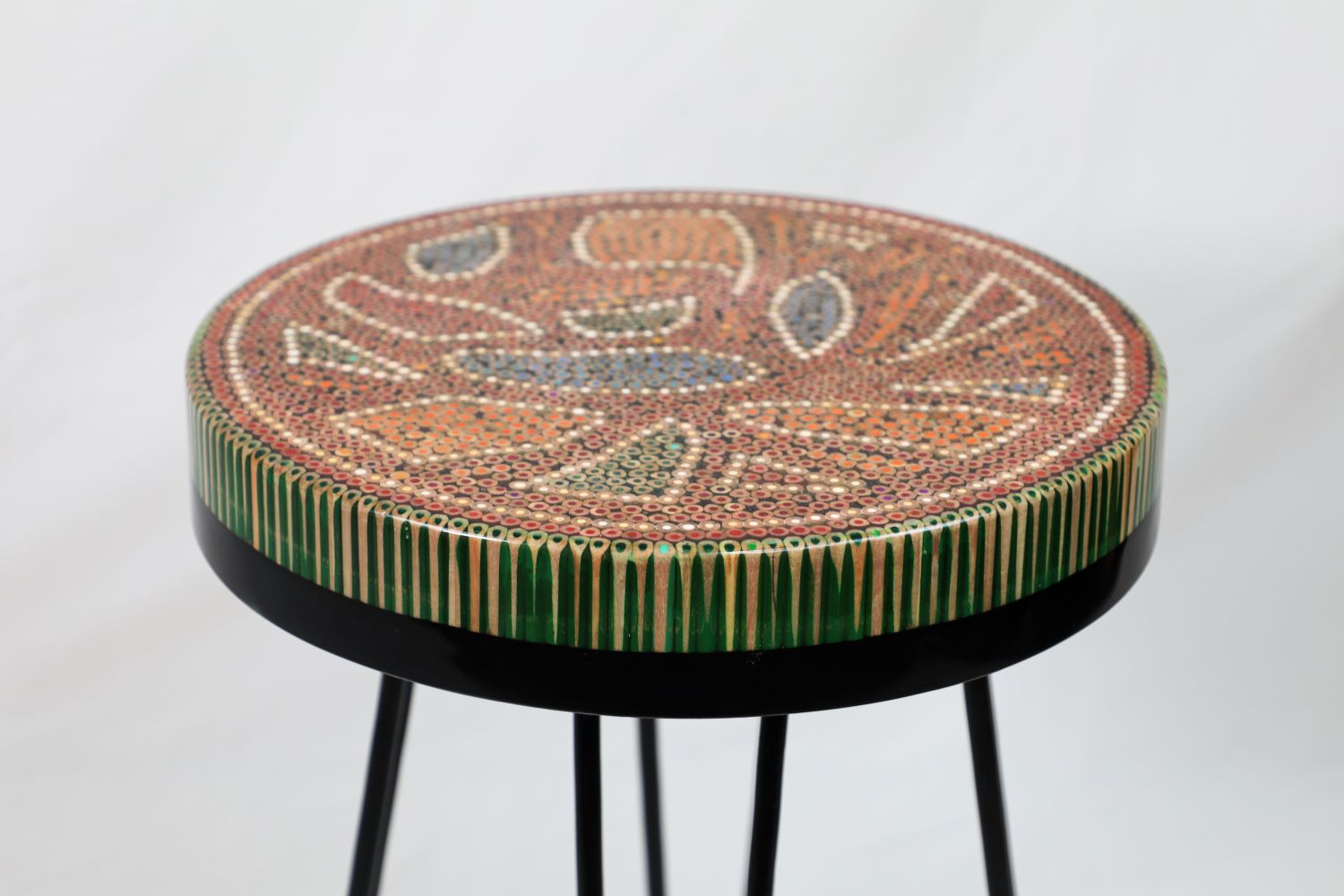 Lotus Pond XVI Colored-pencil Coffee Table