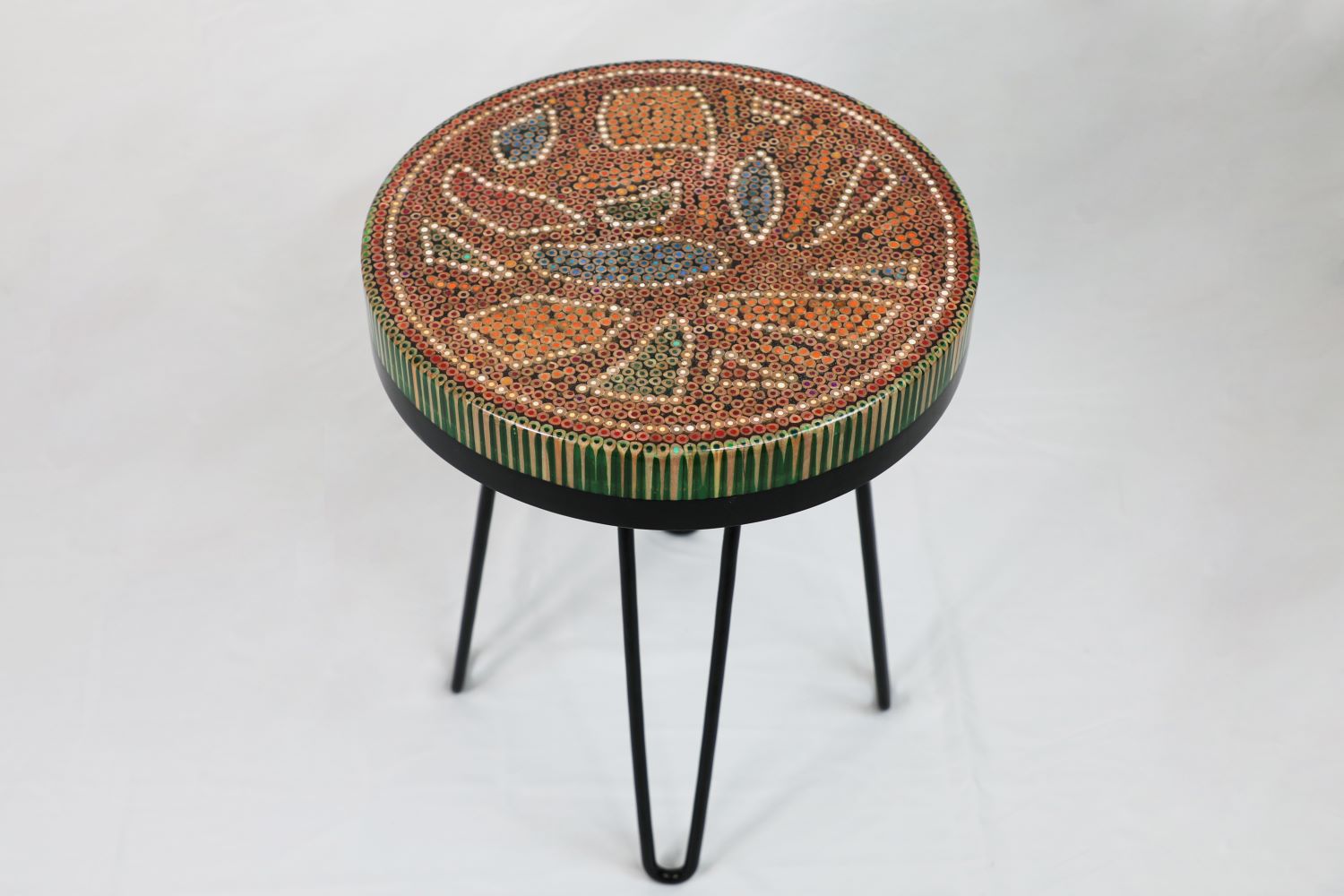 Lotus Pond XVI Colored-pencil Coffee Table