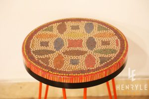 Lucky Coins Colored Pencil Coffee Table V 3