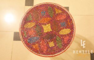 Lucky Coins Colored Pencil Coffee Table VI 2