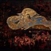 Lunet Festival - Vietnamese Lacquer Painting by Artist Trieu Khac Tien