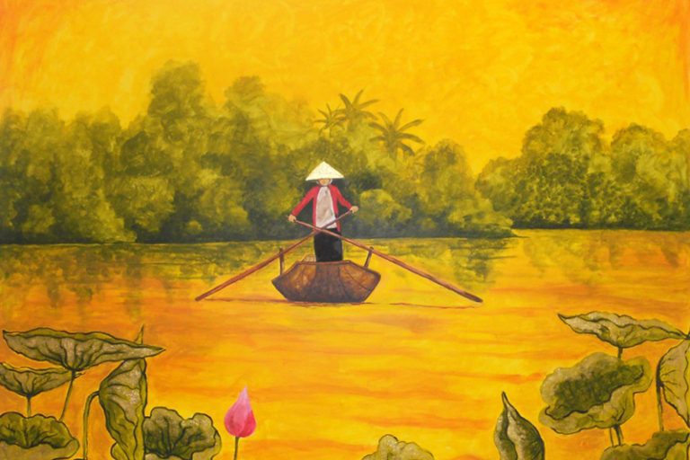 Vietnamese Silk Paintings Origin Material Technique