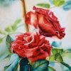The Color of Love Watercolor Painting By Artist Thanh Ha