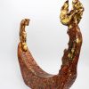 Moon-shaped Dragon - Vietnamese Lacquer Artwork by Artist Nguyen Tan Phat