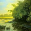 Morning - Vietnamese Oil Painting by Artist Dang Dinh Ngo