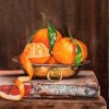 Sweet Orange Season - Watercolor Painting By Artist Thanh Ha
