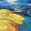 Golden Harvest - Vietnamese Oil Paintings by Artist Minh Chinh