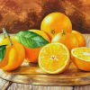Orange Season - Watercolor Painting By Artist Thanh Ha