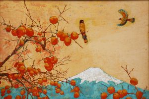 The Ripening Season - Vietnamese Lacquer Painting by Artist Luong Huyen