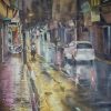 Rainy Night in the Alley - Artist Duc Tien