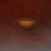 Old Bowl 46 Vietnamese Lacquer Painting by Artist Nguyen Tuan Cuong