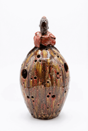 Lady 08 - Vietnamese Ceramic Artwork by Artist Nguyen Thu Thuy