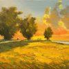 Afternoon Sunlight II Vietnamese Oil Painting by Artist Dang Dinh Ngo