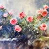 Sunshine by the Doorstep Vietnamese Watercolor Painting By Artist Phuong Thao