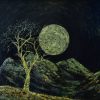 New Moon - Vietnamese Lacquer Painting by Artist Truong Trong Quyen