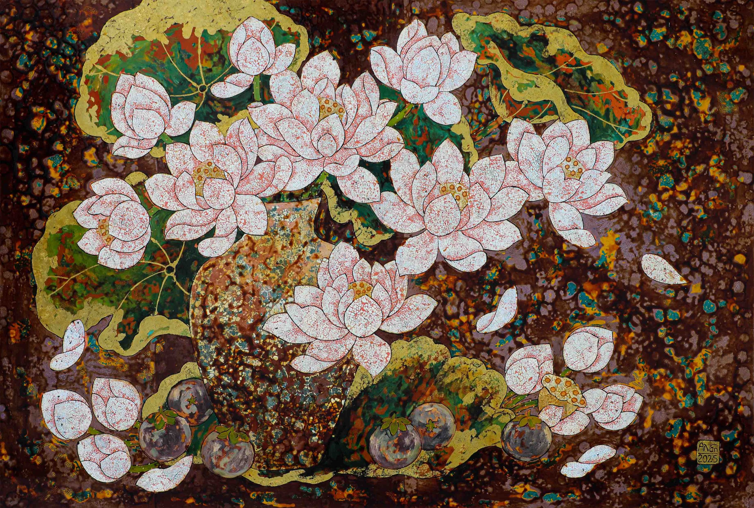Lotus Aroma - Vietnamese Paintings & Vietnamese Artists