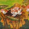 Noble II - Vietnamese Lacquer Painting by Artist Tran Thieu Nam 1