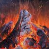 Ardent Flame VII - Vietnamese Oil Painting by Artist Lam Xung
