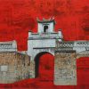 O Quan Chuong Gate - Oil painting by artist Duy Quyen