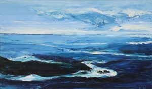 Ocean 02 - Exclusive Painting by Le Kuan on Nguyen Art Gallery