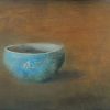 Old Bowl 41 - Vietnamese Lacquer Painting by Artist Nguyen Tuan Cuong