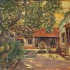 Old Place Vietnamese Lacquer painting by artist Nguyen Xuan Viet_11zon (1)