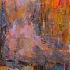 Orange Nude - Vietnamese Oil Painting by Artist Danh Cuong