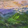 Over the Pass - Vietnamese Oil Paintings by Artist Pham Hoang Minh