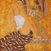 Past Curve XXI - Vietnamese Lacquer Paintings by Artist Nguyen Duc Huy