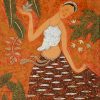 Past Curve XXII - Vietnamese Lacquer Paintings by Artist Nguyen Duc Huy