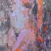 Pink Nude I - Vietnamese Oil Painting by Artist Danh Cuong