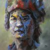 Portrait 04 - Vietnamese Acrylic Painting by Artist Mai Huy Dung