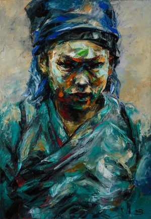 Portrait 22, Vietnam Art Paintings