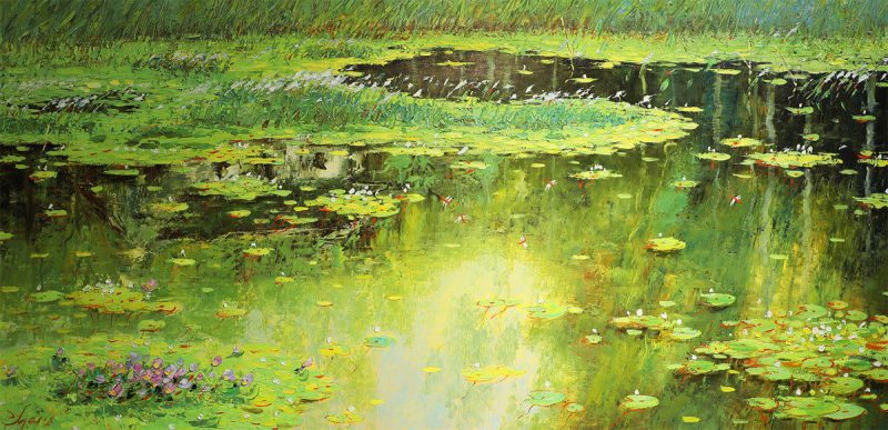 Pure Water - original vietnamese paintings