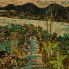 Homeland - Vietnamese Lacquer Painting by Artist Trieu Khac Tien