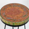 Rose Garden VII Colored-pencil Coffee Table