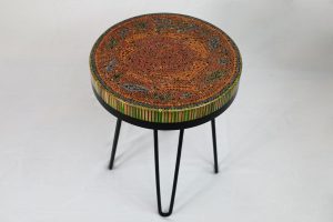 Rose Garden VII Colored-pencil Coffee Table