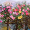 Roses II - Vietnamese Oil Paintings Flower by Artist An Dang