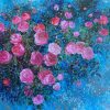 Roses IV - Vietnamese Oil Paintings Flower by Artist An Dang