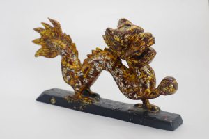 Royal Dragon I - Vietnamese Lacquer Artwork by Artist Nguyen Tan Phat