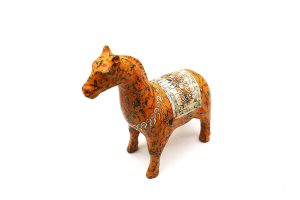 Royal Horse - Vietnamese Lacquer Artworks by Artist Nguyen Tan Phat